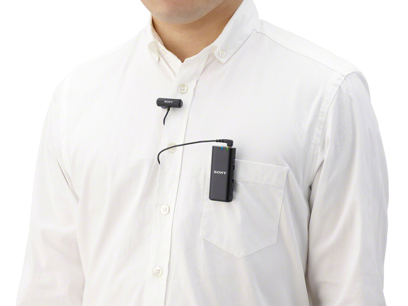 ワイヤレスマイクECM-W2BTとの組み合わせ例