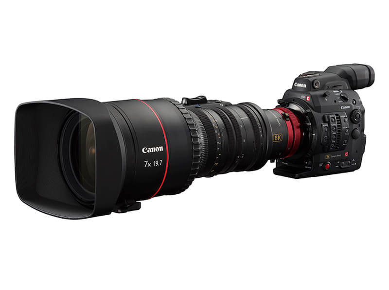撮影に用いた「8K業務用カメラ」