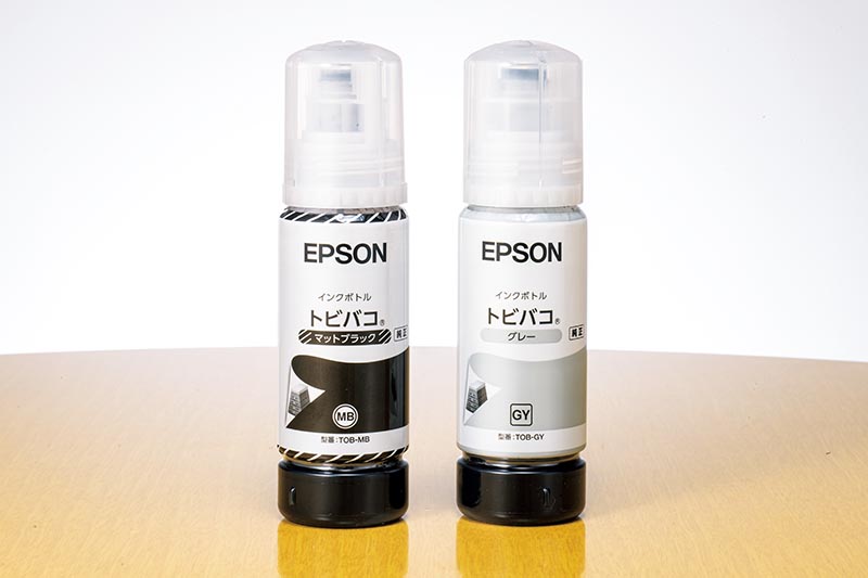 Velvet Fine Art Paperへのモノクロプリントでは顔料ブラックと染料グレーが、深い黒と滑らかな階調を表現