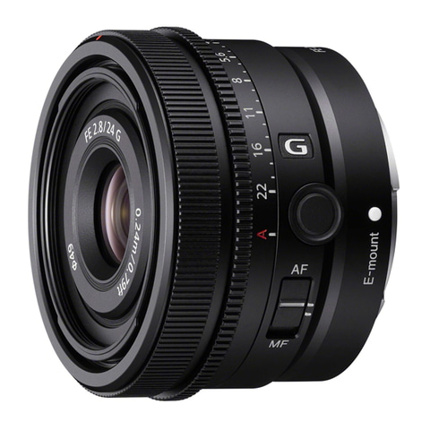 ソニー、フルサイズGレンズ「FE 24mm F2.8 G」「FE 40mm F2.5 G」「FE