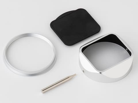 SQUAREHOOD、X100シリーズ専用の3代目アルミ角型フード