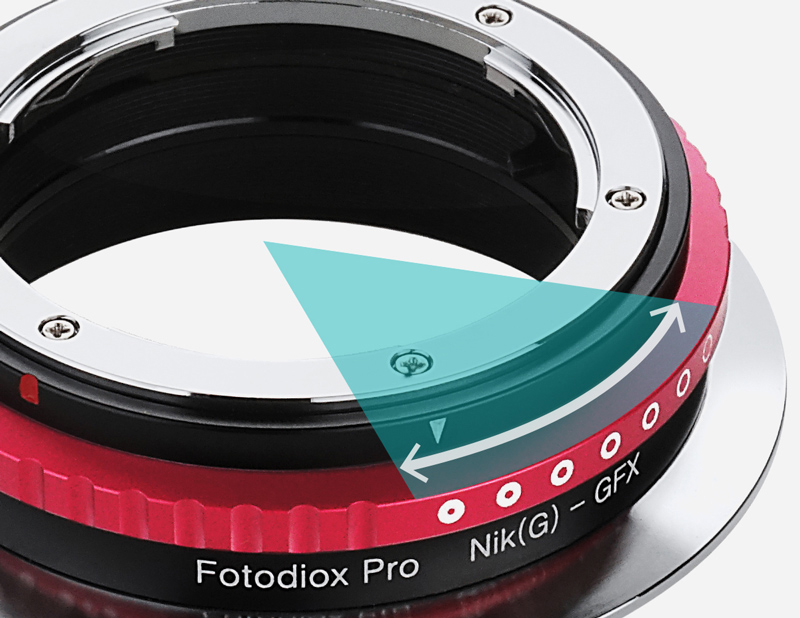 絞りリングの調整幅が広く、細かいコントロールに対応