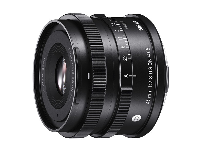 対象レンズのひとつ「SIGMA 45mm F2.8 DG DN｜Contemporary」