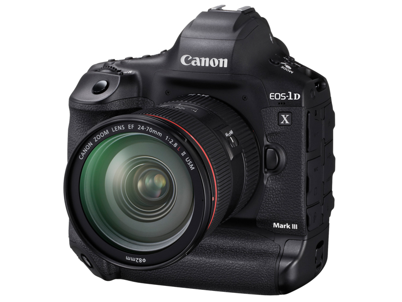 <center>2月に発売されたフラッグシップ機「EOS-1D X Mark III」</center>