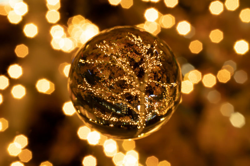 レンズの絞りを使用