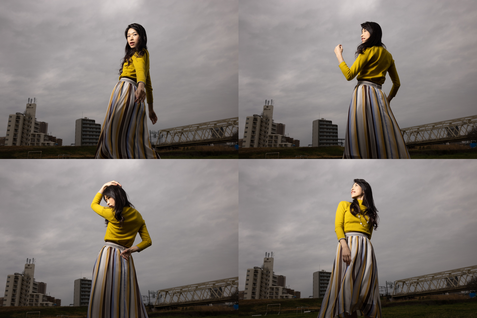 このシーンもポーズを変えながら連続的に撮影できた