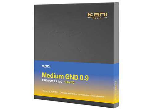KANI、グラデーション域3cmの角型フィルター「Medium GND 0.9」に150mm 