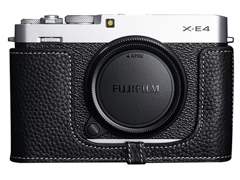 コロンビアレザーを採用したX-E4用ハーフレザーケース - デジカメ Watch