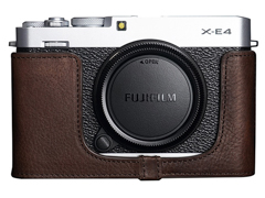 コロンビアレザーを採用したX-E4用ハーフレザーケース - デジカメ Watch