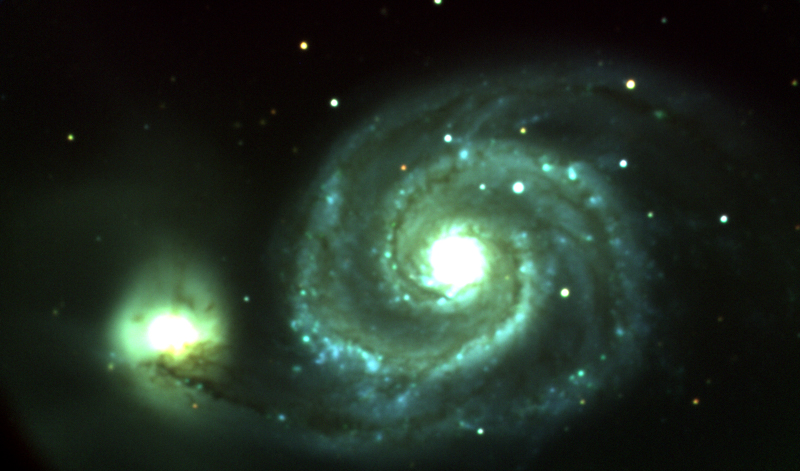 近傍銀河M51（京都大学岡山天文台/東京大学）