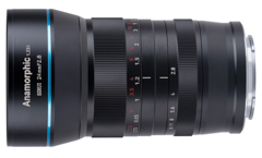 SIRUIのアナモルフィックレンズシリーズ第3弾「24mm F2.8 1.33X