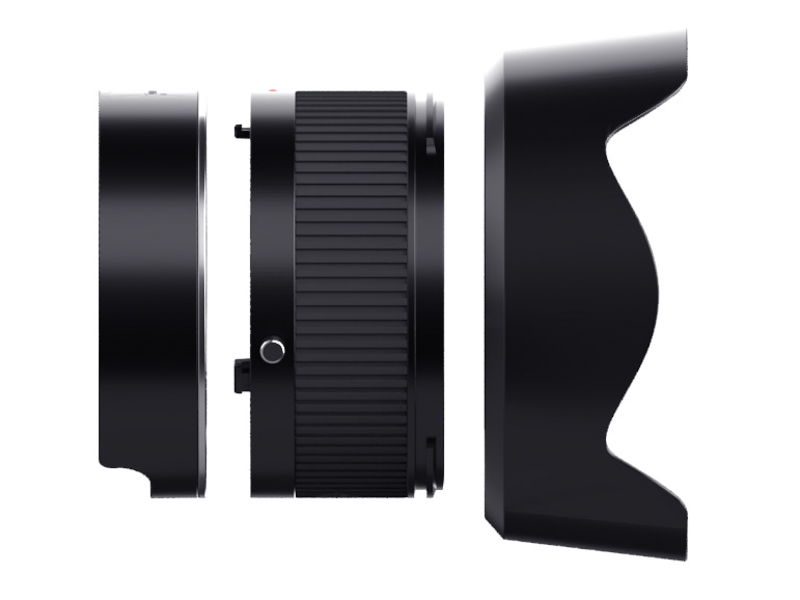 左からバヨネットマウントアダプター、エクステンションチューブ、花型レンズフード