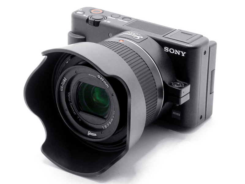 ソニーZV-1への装着例