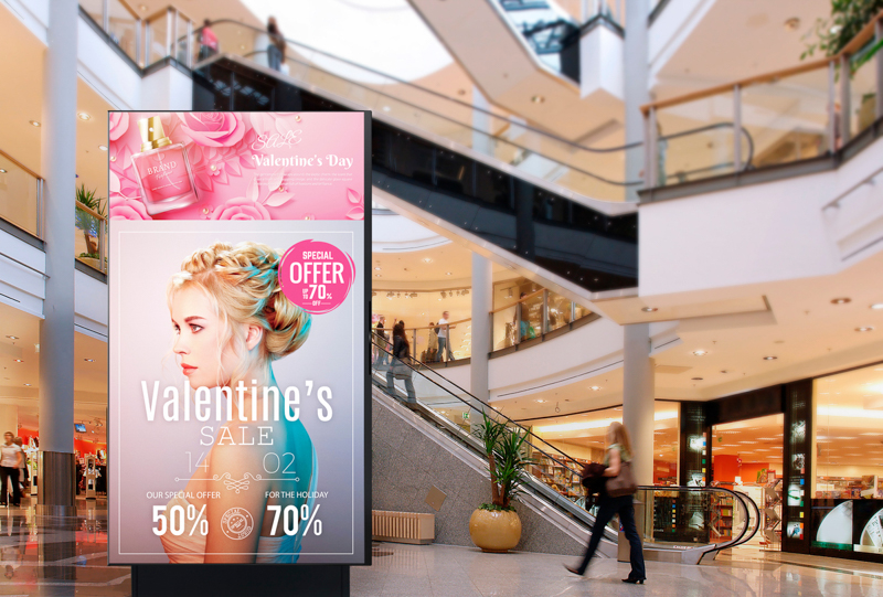 デジタルサイネージ使用イメージ