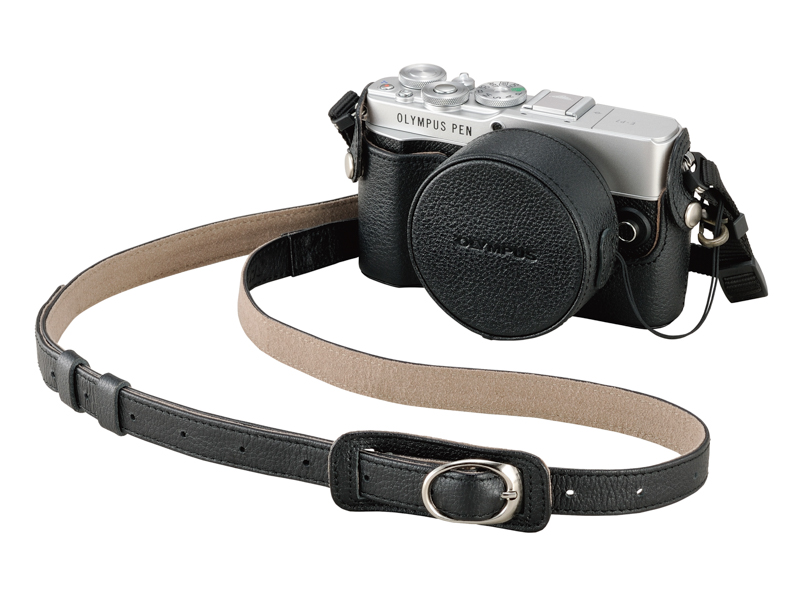 ショルダーストラップ、レンズジャケットとの組み合わせ例