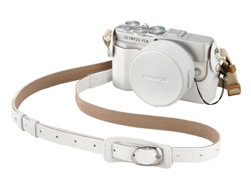 ショルダーストラップ、レンズジャケットとの組み合わせ例