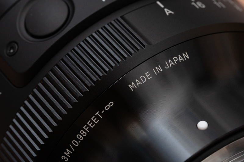 MADE IN JAPANの刻印が入る