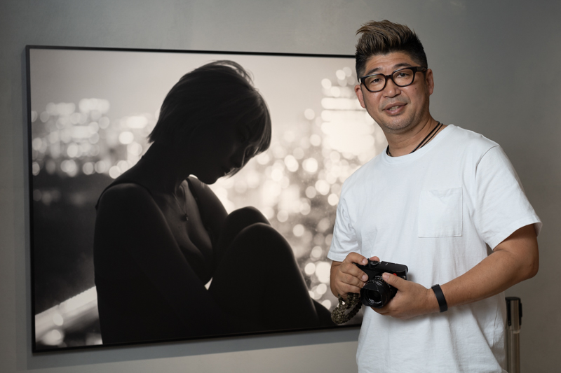 福島裕二さん。「モノクロ専用機でしか撮れない」というお気に入りの作品と