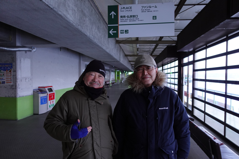 帯広市副市長（当時）の田中敬二さんと