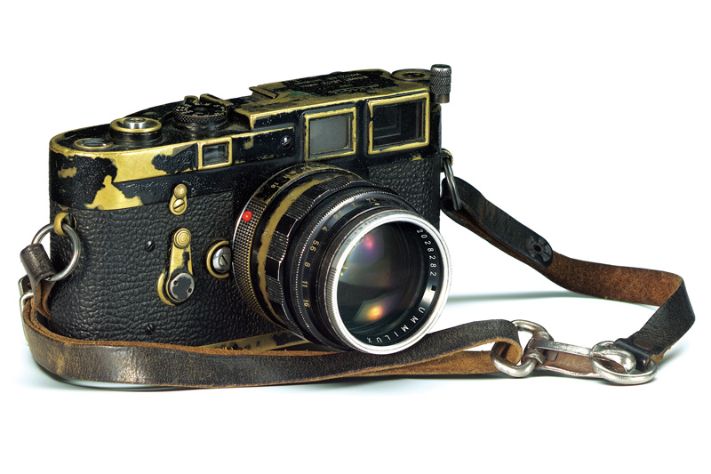 参考：ブラックペイントのライカM3。エリオット・アーウィットが使用していた個体（ライカカメラジャパン提供）