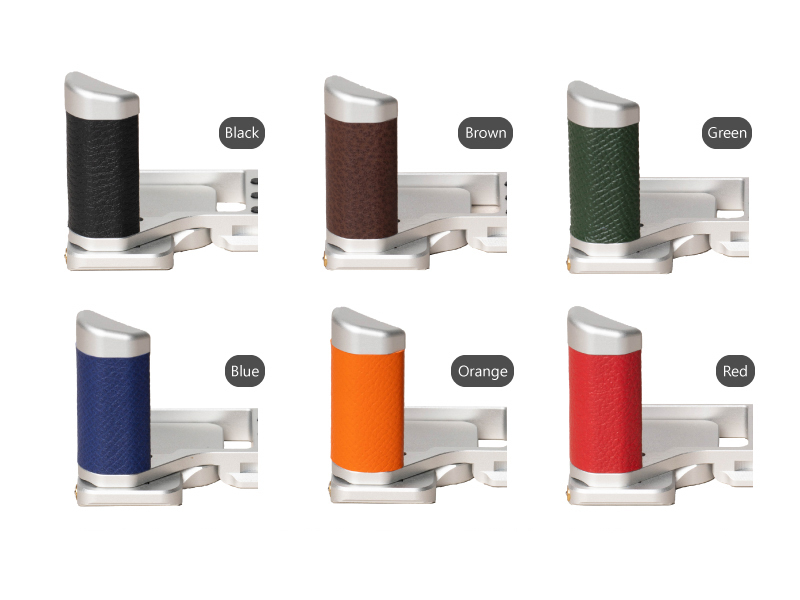 グリップ部は6色をラインアップ