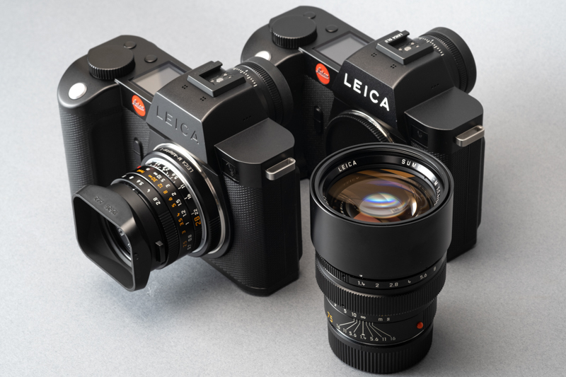 MマウントレンズをLマウントカメラに装着するためのライカ純正マウントアダプター「ライカMアダプターL」を使用し、Mレンズを装着したときの画質を比べてみた。