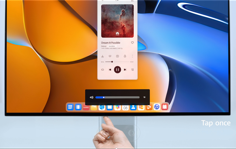 OSDメニューはタッチ操作