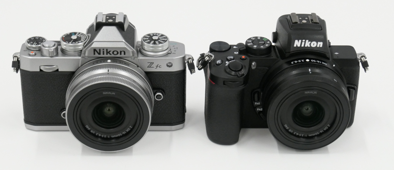 左からZ fc、Z 50