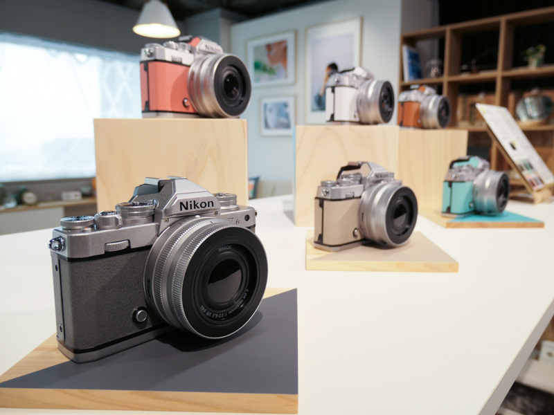 モックアップの展示