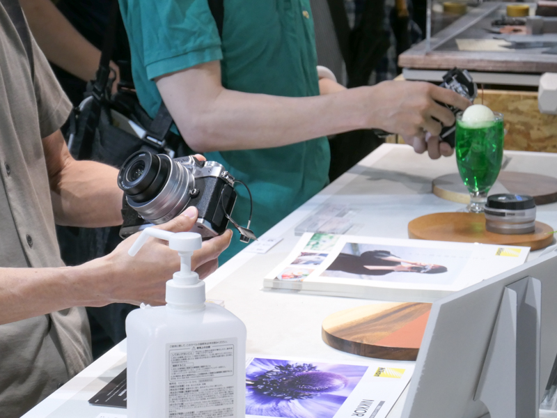 ニコンプラザ東京で撮影