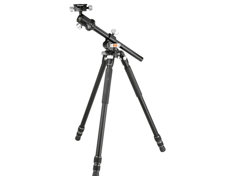 「マルチアングルセンターコラム」により。センターポールを水平方向に調整可能