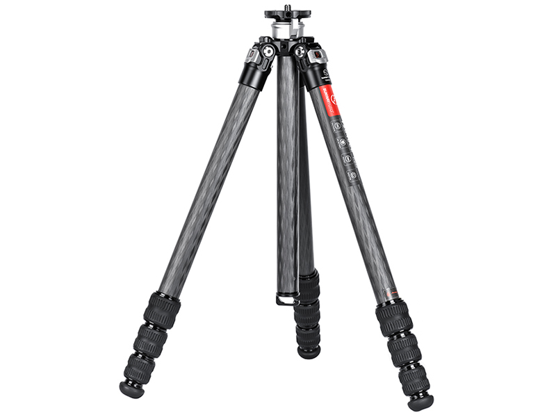 「T2840CE」<br>パイプ径：28mm<br>全高：1,630mm<br>最低高：100mm<br>縮長：約510mm<br>重量：1.4Kg<br>最大耐荷重量：25Kg<br>段数：4段<br>雲台取り付けネジ：1/4インチ、3/8インチ<br>店頭予想価格（脚のみ）：4万7,000円（税込）<br>店頭予想価格（雲台セット）：5万2,000円（税込）