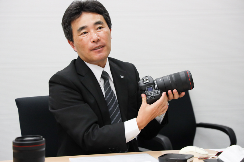 キヤノンの技術開発のベースとなる“哲学”について語ってくれた加藤学所長（光学技術統括開発センター）
