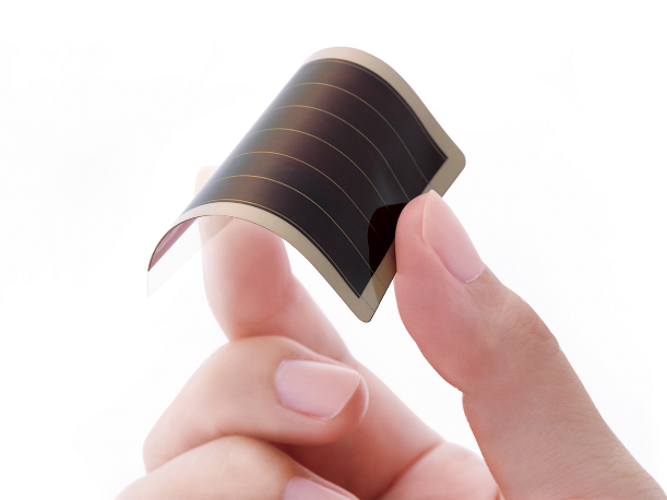 開発したフレキシブル環境発電デバイス