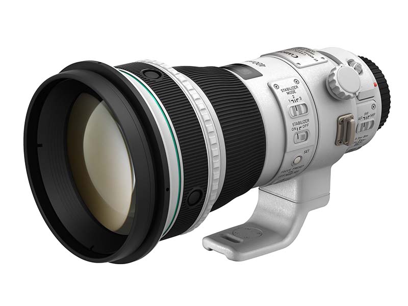 密着2層型DOレンズを搭載した「EF400mm F4 DO IS II USM」