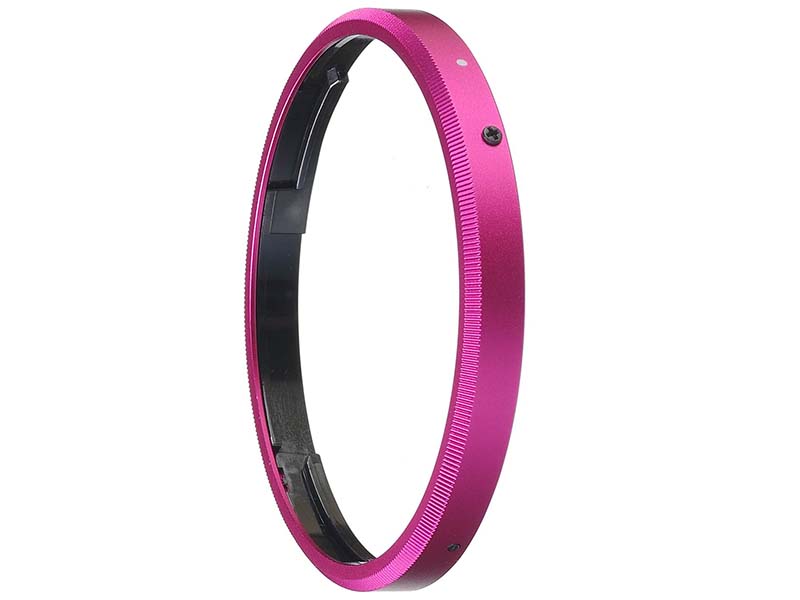 賞品のリングキャップ。素材はアルミ合金製でアルマイト仕上げ