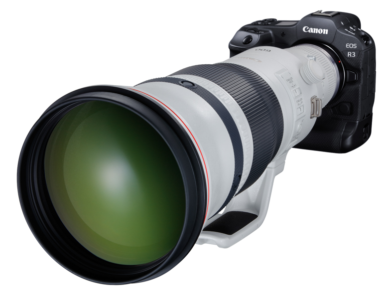 「RF600mm F4 L IS USM」の装着イメージ