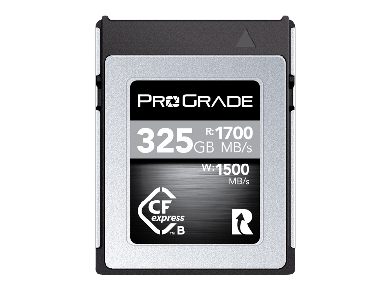 COBALT 1700R 325GB。最大転送速度はR1,700MB/s・W1,500MB/s、最低継続書込速度は1,400MB/sとなっている