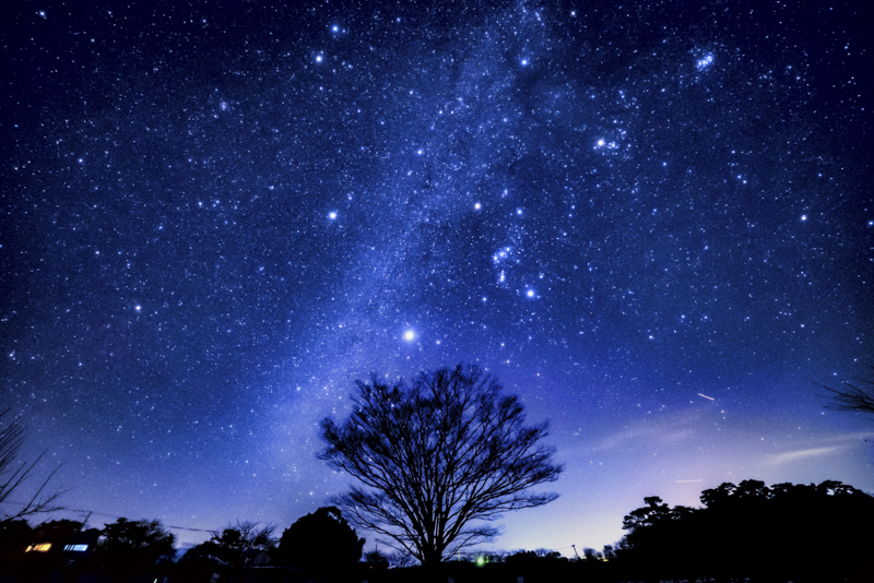 雪国にはめずらしい12月の晴天。放射冷却で手がかじかむ中でもLS-284CEXのスムーズな操作性は失われなかった。こういう現場でストレスがないのはうれしい<br><span class="fnt-85">α7S III / FE 12-24mm F2.8 GM / 12mm / マニュアル露出（F2.8、15秒） / ISO 1000 / WB:3,450K / ソフトフィルター・赤道儀使用</span>