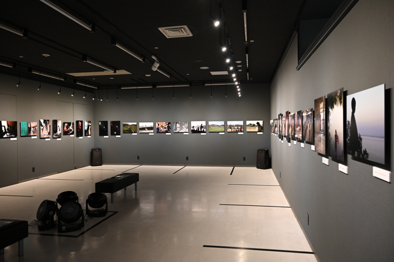 展示会場の様子。