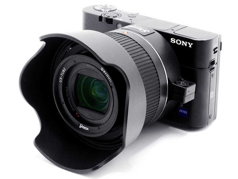 RX100 Vに装着した状態