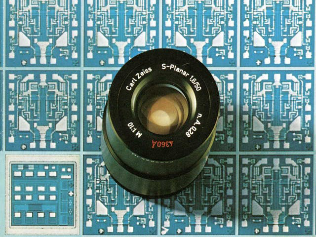 初期のリソグラフィー用レンズ