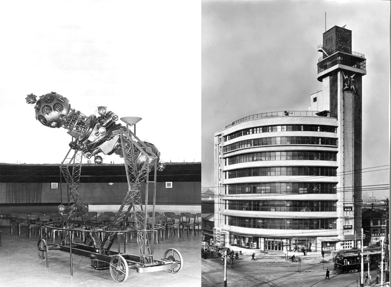 左：ツァイスII型　右：大阪市立電気科学館