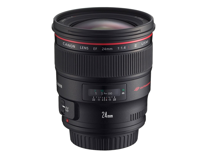 最初にSWCが採用されたEF24mm F1.4 II USM（2008年12月発売）