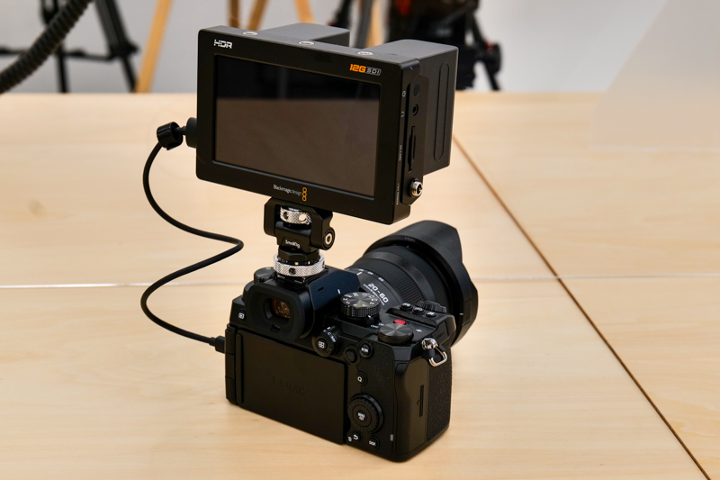 LUMIX S5で生成したRAWデータをBlackmagic Video Assist 12G HDRで記録する