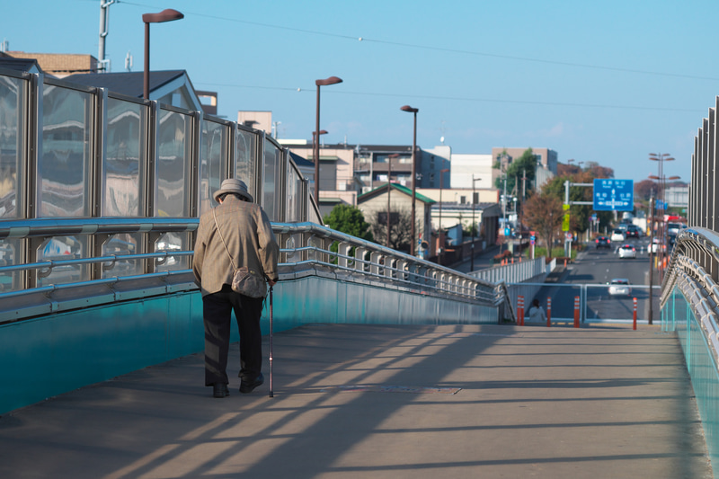 亡くなった母の後ろ姿に似ていたので思わず撮影してしまいました。Dfでもそうですが、レンズの性能が高いためでしょうか。エッジの切れ込みがよく、条件によっては拡大表示しなくても正確にフォーカスできます。<br>ニコン Z fc+FTZ II　APO-SKOPAR 90mm F2.8 SLIIs（F5.6・1/2,000秒）ISO 200