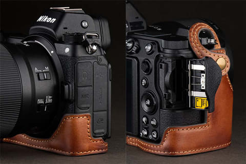 KAZA、ニコン Z 7II/Z 6II/Z 7/Z 6/Z 5用のレザーカメラケース。1.2万