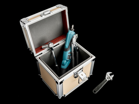 超望遠レンズトランク風の「ニコンF5誕生25周年記念ハードケース