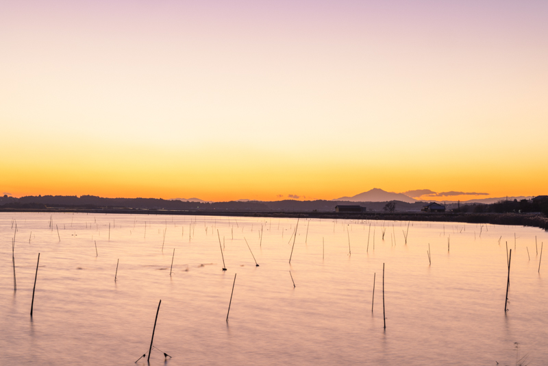 EOS R5／RF24-105mmF4 L IS USM／63mm／マニュアル露出（F14、6秒）／ISO 100