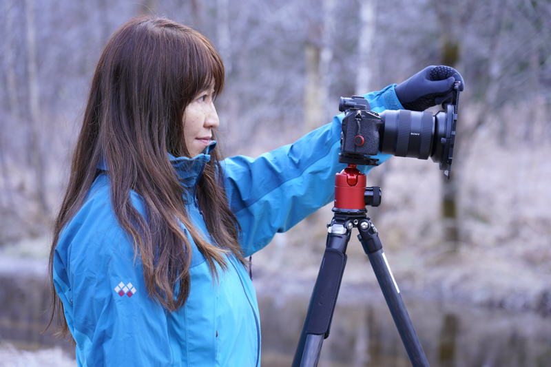 装着はマグネットで簡単。スピーディーに作業がおこなえる